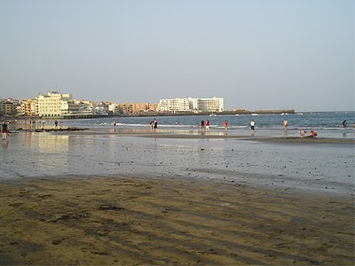 Playa de El Medano en Tenerife