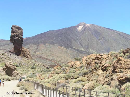 Roques de Garcia frente al Teide