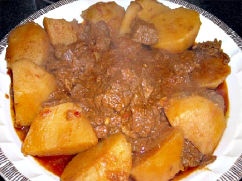Carne con papas