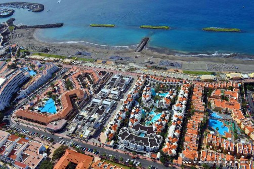 Imagen aerea de la Playa de las Americas