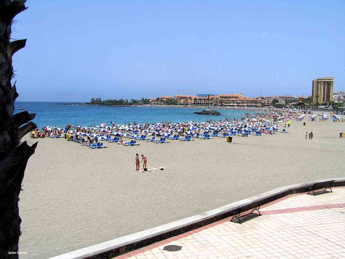 Playa de las Vistas, en Arona