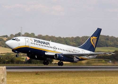 Avión de Ryanair