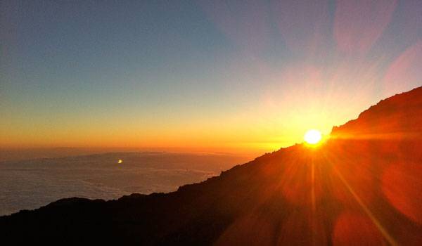Atardecer en el Teide