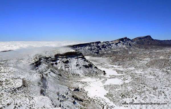 Nevada primaveral en el Teide 2