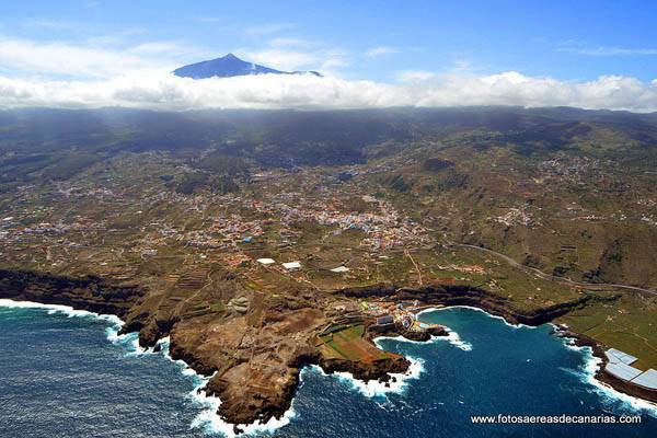 Vistas de Tenerife desde el Norte. Ciudades de Tenerife