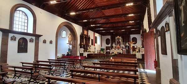 Peste en Tenerife: Interior iglesia San Juan