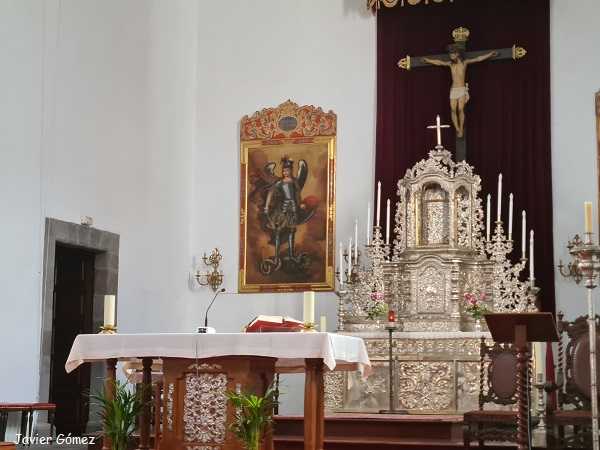 Iglesia de San Pedro en el Sauzal - altar mayor