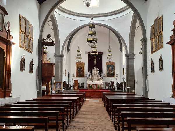 Iglesia de San Pedro en el Sauzal - interior