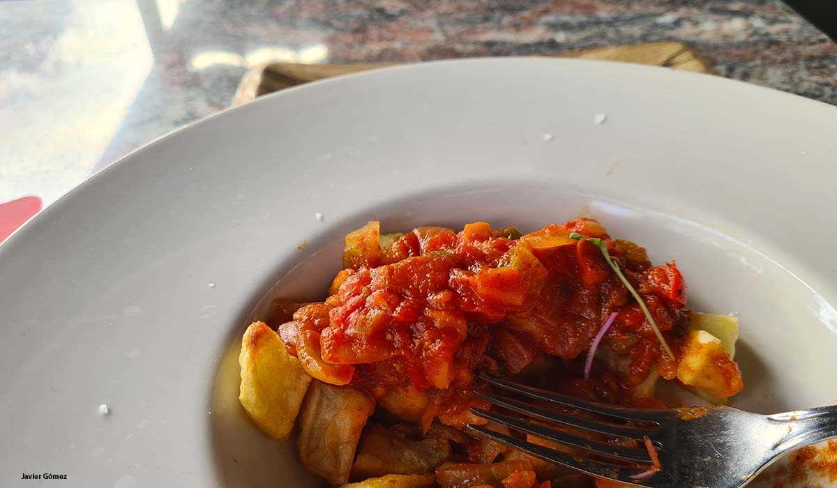 Papas bravas en Strasse