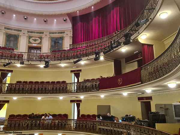 Interior del Teatro Leal en La Laguna