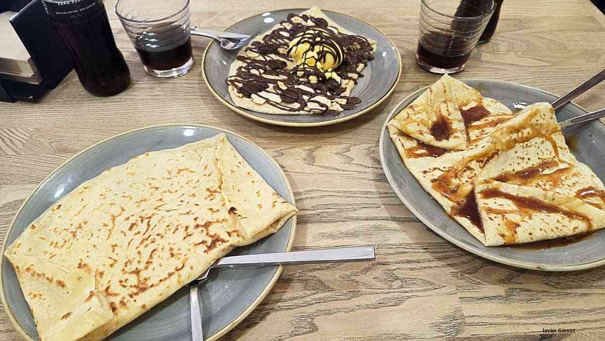 Crepes en La Crepería Les Iles de La Laguna