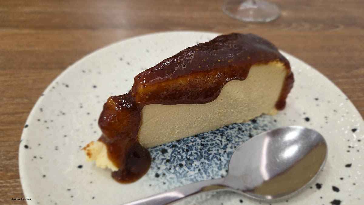 Tarta de queso del Patio de la Camelia