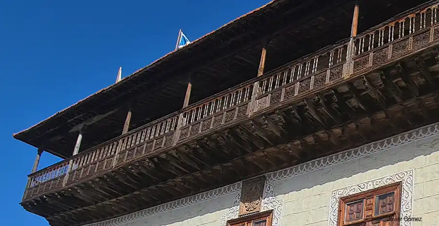 Balcón tradicional canario